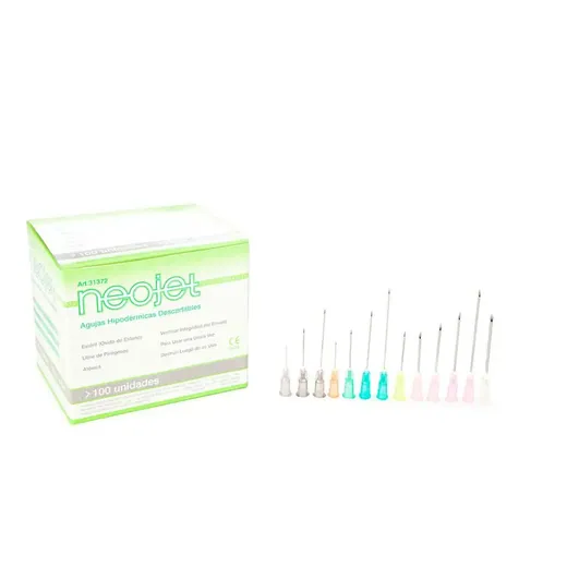 Agujas DESC. Plastica 30 x 12 x 100 Unidades