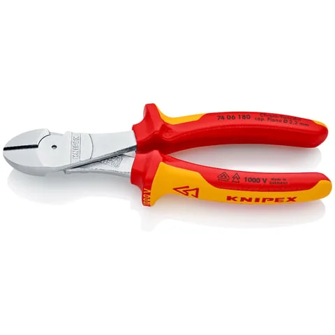 Alicate de corte diagonal de fuerza 74 06 180