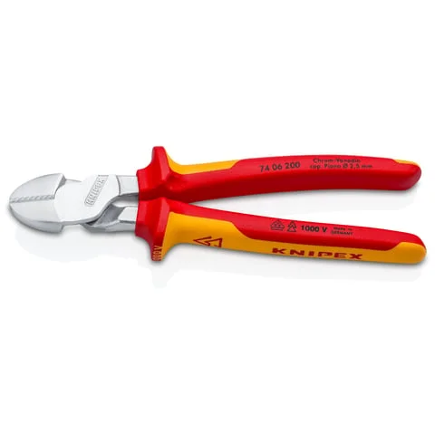Alicate de corte diagonal de fuerza 74 06 200