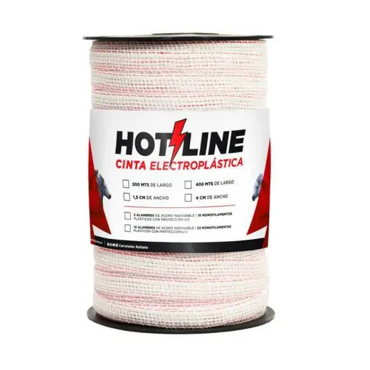 Cinta ELECTROPL. 1.5 CM x 400 m