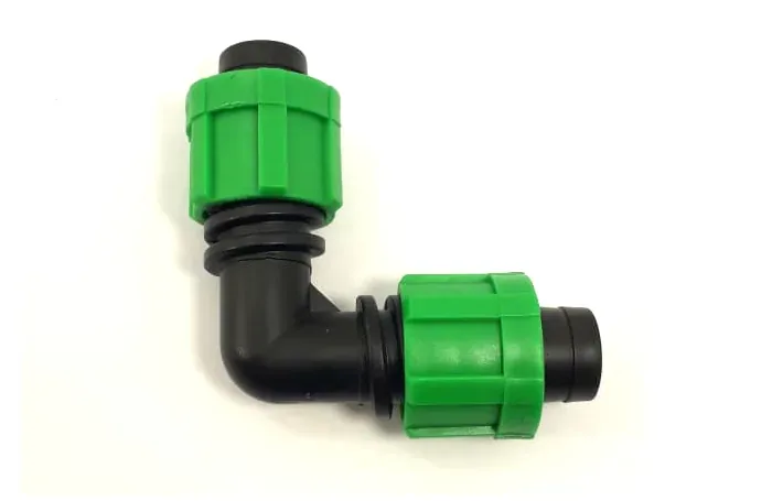 Conector cinta x cinta en codo 90 grados