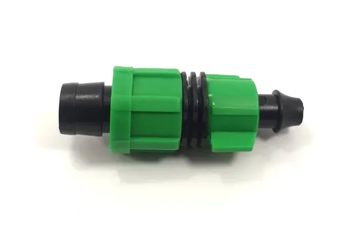 Conector inicial p/cinta c/rosca de ajuste s/goma