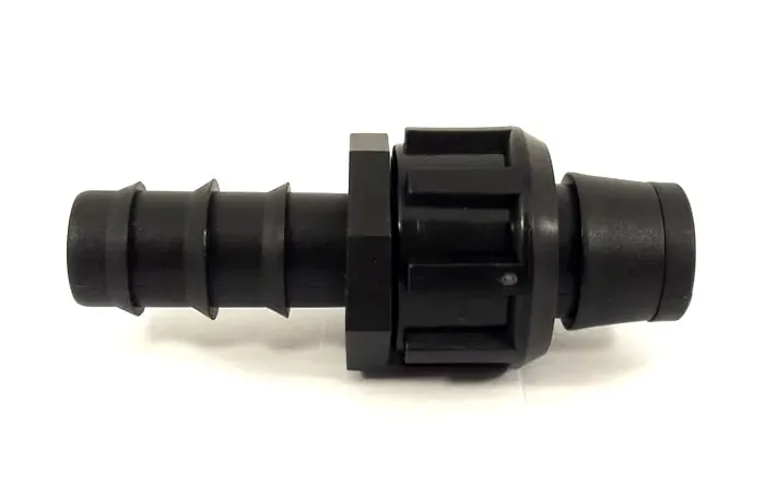 Conector tubería PE de 20mm (chicote) a cinta 22mm