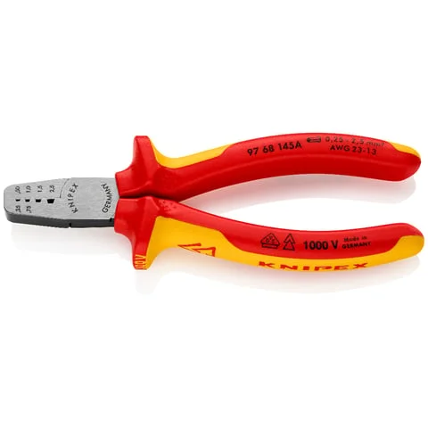 Crimpadora para punteras huecas 97 68 145 A