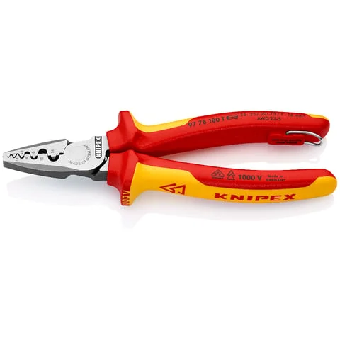 Crimpadora para punteras huecas 97 78 180 T