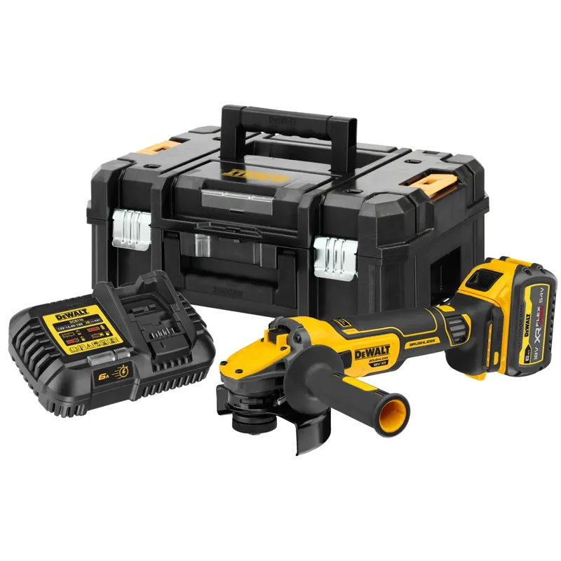 Mini-Amoladora sin escob XR 18V 125mm FV Advantage con 1 bat XR FV Li-Ion 6Ah