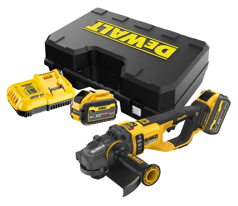 Amoladora sin escobillas 230mm XR FLEXVOLT 54V Li-Ion 9Ah