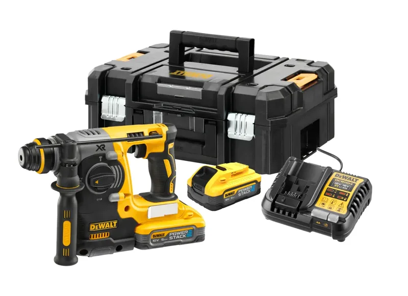 Martillo sin escobillas XR 18V SDS plusÂ® POWERSTACK Li-Ion 5Ah