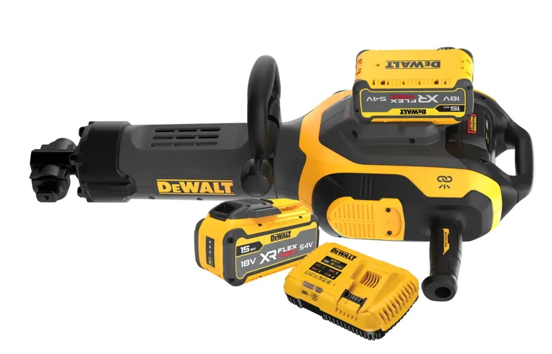 Martillo Demoledor sin escobillas XR FLEXVOLT 54V 19kg 41J 28mm HEX AVC con 2 baterÃ­as 54V/18V Li-Ion 15Ah