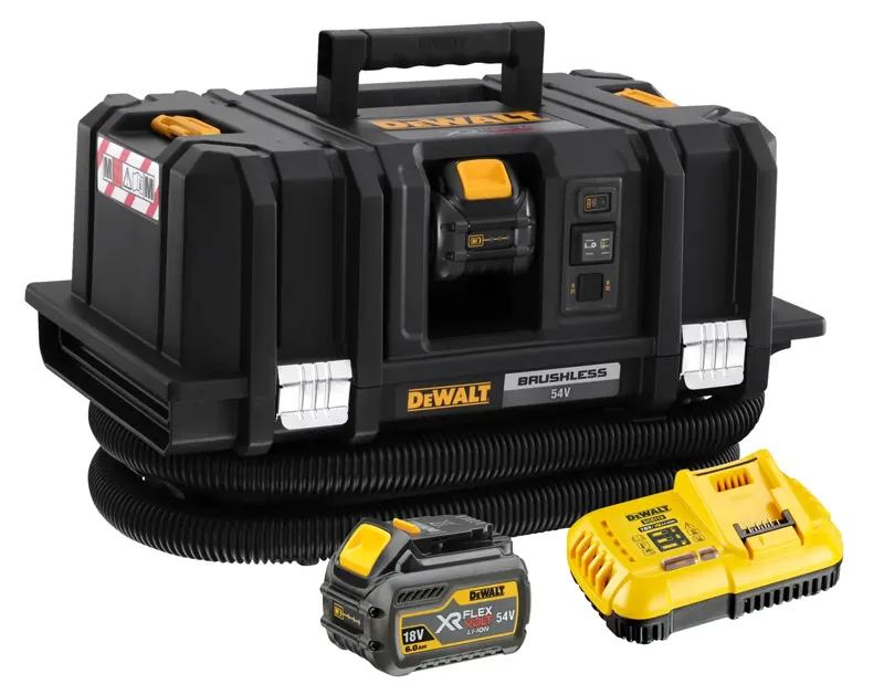 Aspirador sÃ³lidos y lÃ­quidos XR FLEXVOLT 54V Li-Ion 6Ah Clase M
