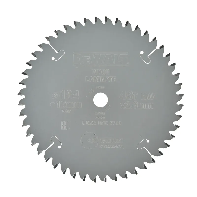 Hoja para sierra circular portÃ¡til 184x16mm 48D TCG -5Âº