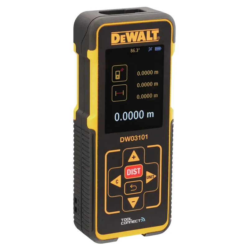 Medidor lÃ¡ser con alcance de 100m con Bluetooth