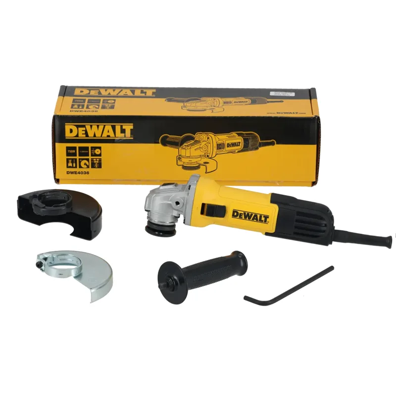 Mini-Amoladora 115Mm 750W 11.800 Rpm Arranque Suave , Bloqueo Y Re-Arranque