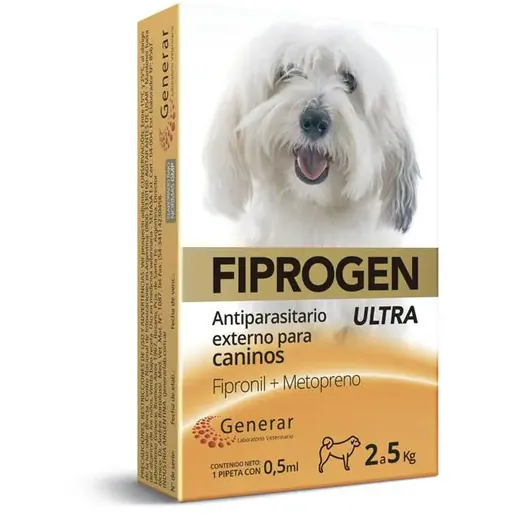 Fiprogen Ultra 2 a 5 KG 0,5 ML Fipronil 10%