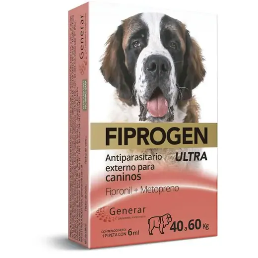 Fiprogen Ultra 40 a 60 KG 6 ML Fipronil 10% ME