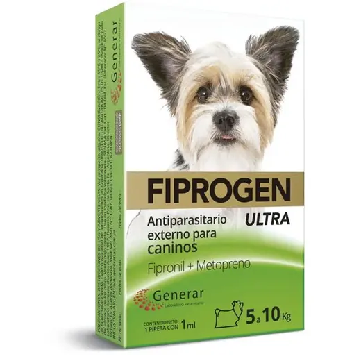 Fiprogen Ultra 5 a 10 KG 1 ML Fipronil 10% ME