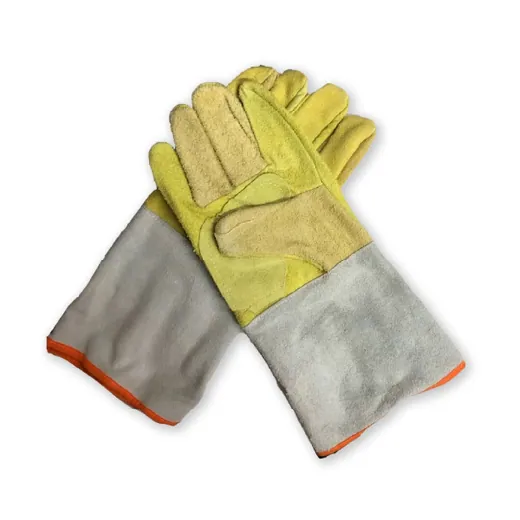 Guantes de Descarne Corto T10 Amarillo (X DOCENA)
