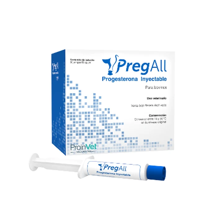 PregAll — Progesterona inyectable en jeringa prellenada